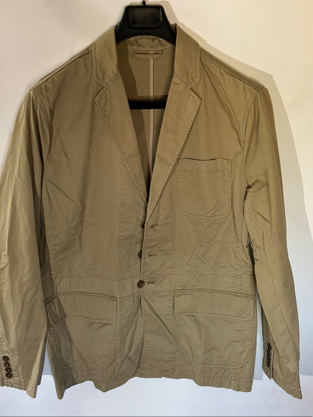 Men's Lightweight Khaki Shirt Jacket